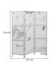 MCW Paravent O70 Naturmotive 170x137cm, Blumen