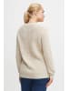 Oxmo Strickpullover OXNatasja in Beige
