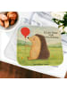 Mr. & Mrs. Panda Topflappen Igel Luftballon Design mit Spruch in Weiß