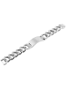 Adeliás Damen Armband – Panzerarmband aus Edelstahl 21 cm in silber