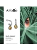 Amello Creolen in Edelstahl silberfarben, gelb, bernstein