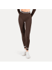 SMILODOX Leggings Miriel in Dunkelbraun