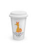 Mr. & Mrs. Panda Coffee To Go Becher Einhorn Wunsch mit Spruch in Weiß
