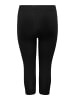 ONLY Carmakoma Kurze 3/4 Leggings Stretch Hose Übergrößen CARTIME in Schwarz