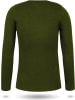 Normani Outdoor Sports Damen Merino Langarm-Shirt Mandurah in Grün