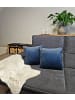 JACK 2er Set Teddy Flausch Kissen 40X40CM in blau