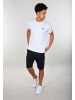 Alpha Industries Cargoshorts Slim Fit Elastischer Taillenbund in Schwarz