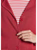 GOLDNER Strickblazer Milano-Ripp-Blazer mit Reverskragen in rot