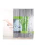 relaxdays Duschvorhang Bambus in Bunt - (L)200 x (B)180 cm