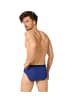 Sloggi Slip 3er Pack in Schwarz/Blau