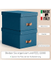 Leitz Archivbox Puro Mittel mit Deckel nachtblau 2 Stück