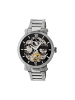 Heritor Aries Skelett-Zifferblatt-Armbanduhr in Silver/Black