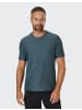 Joy Sportswear Rundhalsshirt VITUS in ozean melange