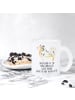 Mr. & Mrs. Panda Glastasse Hund Australien Shepherd mit Spruch in Transparent