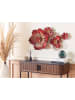 Beliani Wandobjekt SCANDIUM in Rot/Gold - (W) 88 x (H) 45 x (L) 11 cm Horizontal