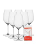 Spiegelau 6er Set Bordeauxgläser + Poliertuch Hi-Lite in 650 ml in transparent