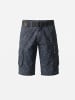 KOROSHI Herren cargo baumwollshorts in blau