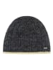 Eisbär Rene MÜ XL Strickmütze in Anthrazit-Gelb