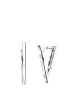 Lucardi 925 Silber Ohrringe Dreieck