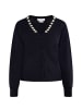 Usha Damen Cardigan Mit Perlen in Schwarz