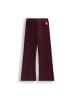 Coccodrillo Cord-Leggings mit langem Hosenbein in dunkelrot