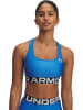 Under Armour Sport-BH "Heatgear Mid Branded" in Blau
