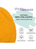 styleBREAKER Strick Beanie Mütze in Hellbraun