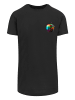 F4NT4STIC Long Cut T-Shirt Colorfood Collection - Rainbow Apple in schwarz