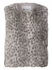 Street One Fake-Fur Weste mit Zipper und Taschen in Clay Sand