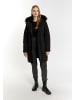 DreiMaster Damen Winterparka in Schwarz