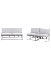 Beliani 3-tlg Lounge Set PICO in Grau