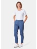 GOLDNER Satin-Hose Anna mit Bionic Finish® in schieferblau