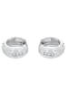 Amor Creolen Silber 925, rhodiniert in Silber