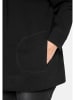 sheego Sweatshirt in schwarz