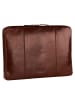 Leonhard Heyden Cambridge Laptophülle Leder 41 cm rotbraun