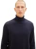 Tom Tailor Pullover BASIC TURTLENECK in Blau