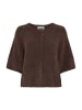 MOSS COPENHAGEN Bondie Hope 2/4 Cardigan in Hot Fudge