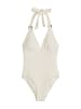 Marc O'Polo Badeanzug Firecracker Floral in white cotton