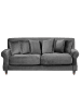 Beliani 7-tlg 2-Sitzer Sofa EIKE in Grau/Braun