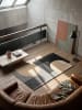 KADIMA DESIGN Teppich Wolle Handgetuftet HALLEIN Abstrakt Wohnzimmer Modern in Grau
