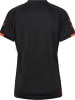 Hummel Hummel T-Shirt Hmlgg12 Multisport Damen Feuchtigkeitsabsorbierenden in BLACK/CHERRY TOMATO