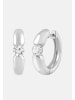 Ethische Diamanten Ohrringe aus 375 Weißgold mit Lab Grown Diamant
