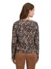 Betty Barclay Shirtjacke mit Rippenstruktur in Dark Blue/Brown