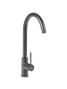 Beliani Küchenarmatur KONASHEN in Schwarz - (W) 21 x (H) 40 x (L) 5 cm
