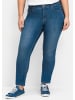 sheego Jeans in blue denim
