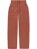 Janice Damen Musselin Hemdbluse mit langer Hose in Terracotta