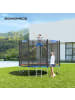 SONGMICS Trampolin Randabdeckung Saul in Blau, Rot, Gelb - Ø305 cm