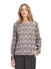 Betty Barclay Schlupfbluse langarm in Grau/Beige