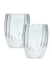 Intirilife Doppelwandiges Thermo Glas 210ml Teeglas Kaffeeglas Isoliert in 2x 210ml Transparent