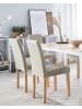 Beliani 2er-Set Esszimmerstuhl BROADWAY in Beige/Braun